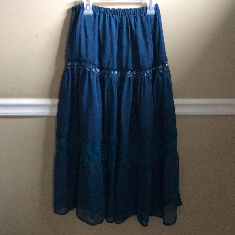 Turquoise Skirt